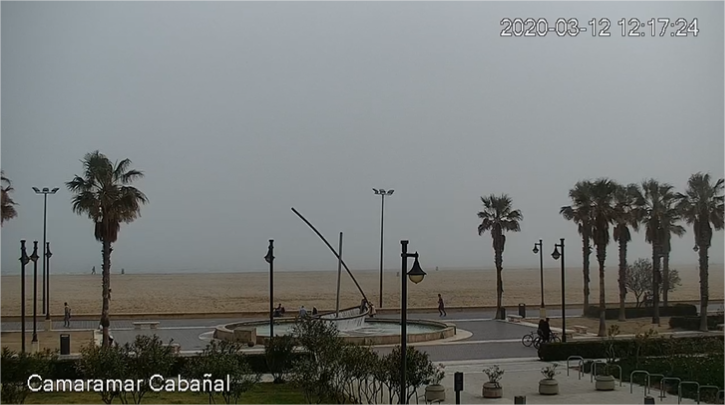 Webcam en Playa Cabañal - Las Arenas Valencia